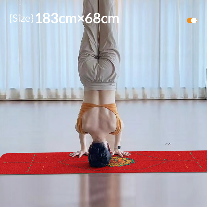 Home Gym Rubber Flooring - 프로스티드 PU 천연고무 요가매트 땀흡수 스포츠