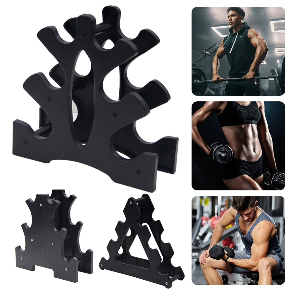 Home Gym Organization - 웨이트 보관 정리대 3단 덤벨 랙