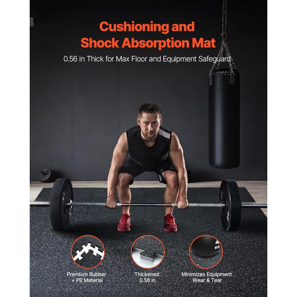 Home Gym Rubber Flooring - 연결식 고무 상단 EVA 폼 짐