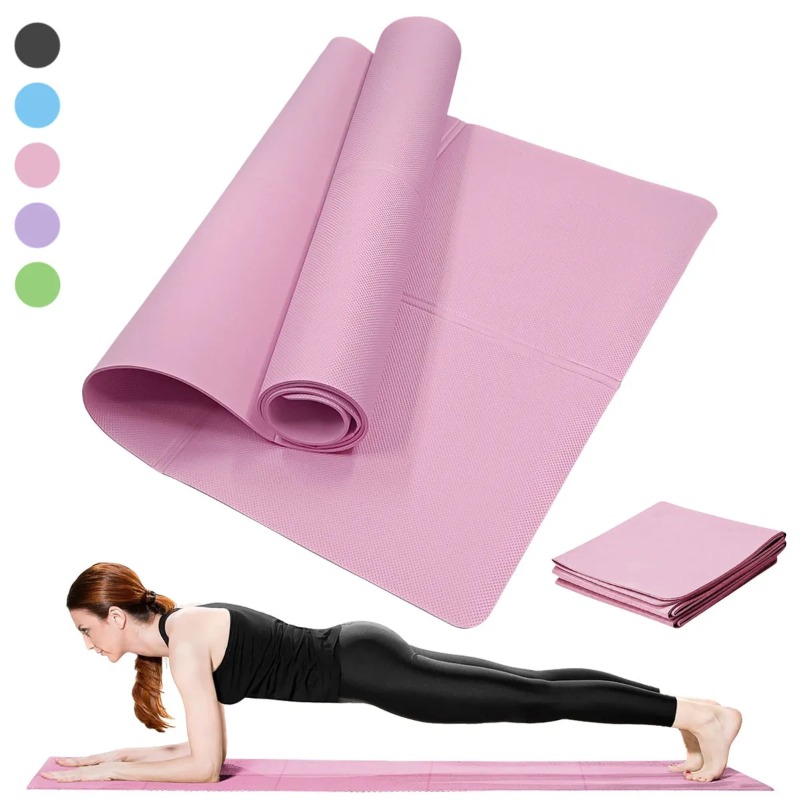 Home Gym Rubber Flooring - 요가 매트 필라테스 피트니스 매트 3/4/6mm