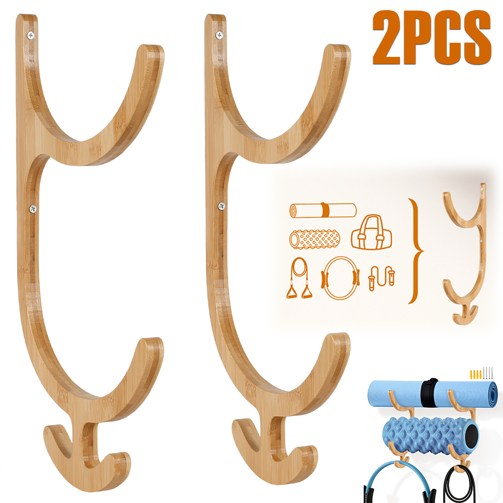 Home Gym Yoga Storage - 2개입 요가 매트 보관 랙 벽걸이형