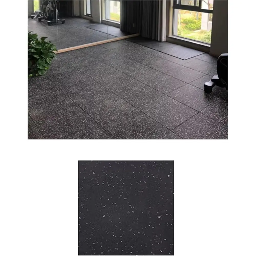 Home Gym Rubber Flooring - 체육관 바닥재: 보호용 고무 운동 매트(폼