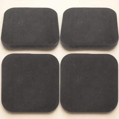Home Gym Rubber Flooring - 4Pcs 운동 장비 매트 하드우드 바닥용