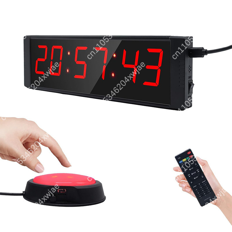 Home Gym Portable - 다기능 피트니스 인터벌 타이머 대형 LCD