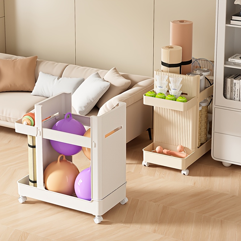 Home Gym Yoga Storage - 캐스터가 달린 수직형 피트니스 기구 보관