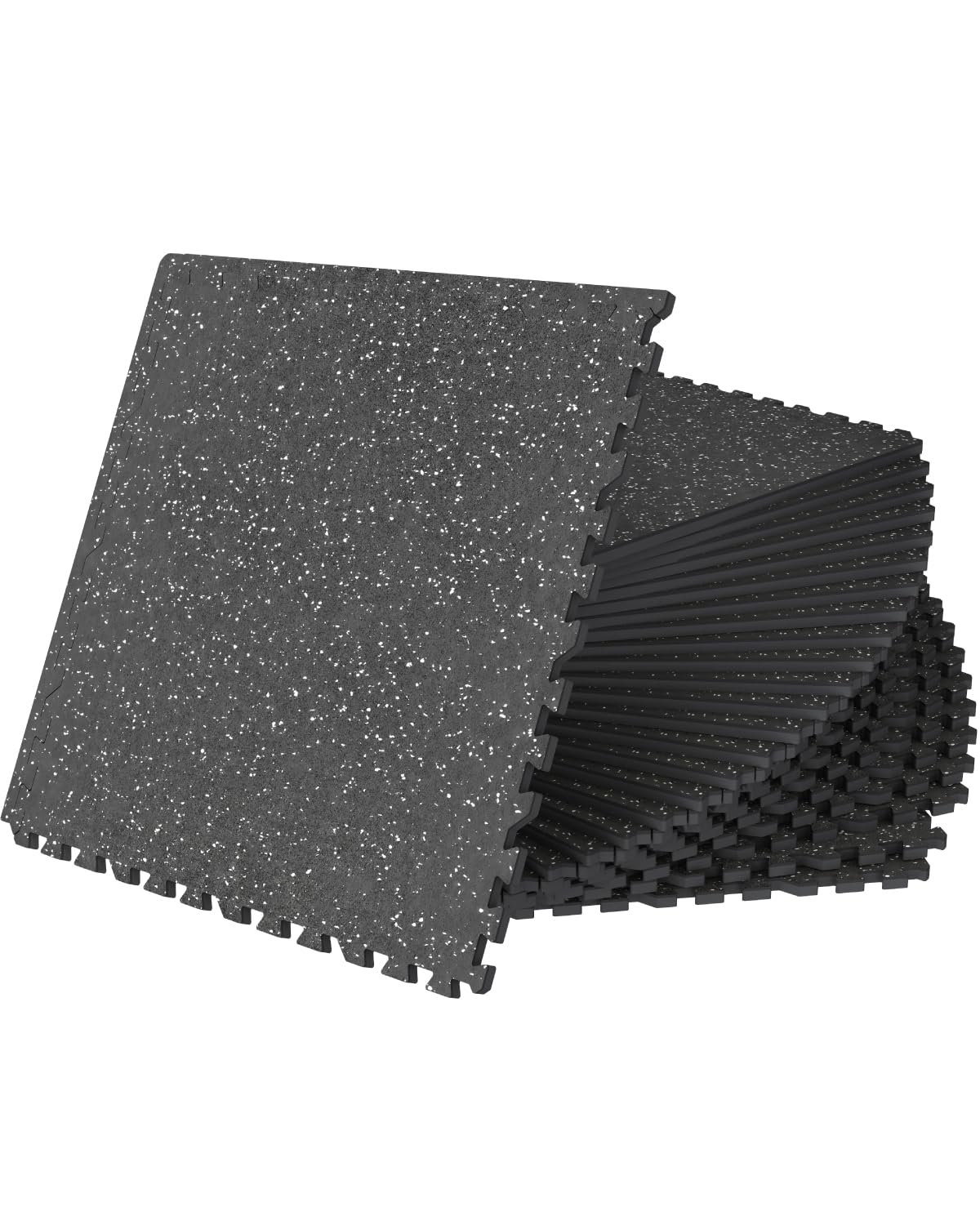 0.6인치 두께 96 평방피트 짐 바닥재 세트, 24개 - Home Gym Rubber Flooring 리뷰 및 가격