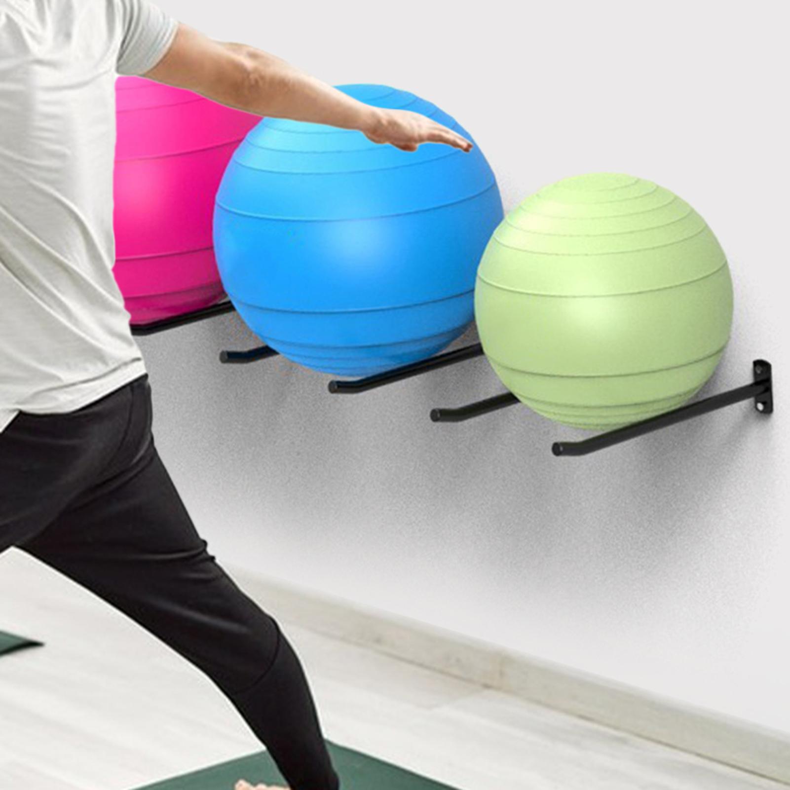 운동볼 홀더 2개 세트, 요가룸 벽걸이 볼 홀더, 장비 - Home Gym Yoga Storage 리뷰 및 가격