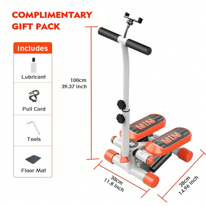저항 밴드가 있는 미니 스테퍼 – 높이 조절 가능 35 - Home Gym Portable 리뷰 및 가격