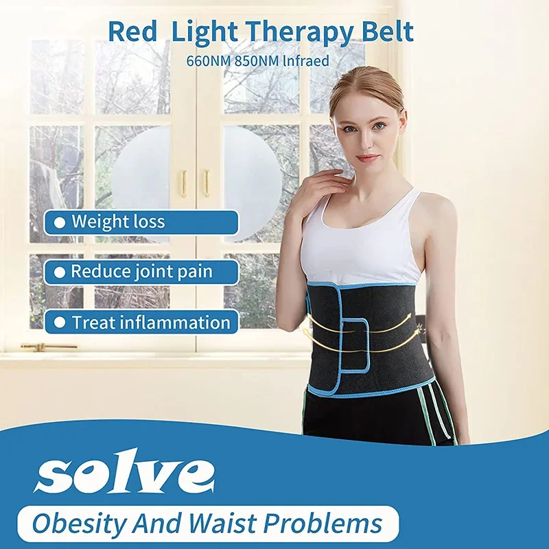 LED 광선치료 마사지 벨트 적색광 온찜질 850nm  - Weight Belt Lifting 리뷰 및 가격