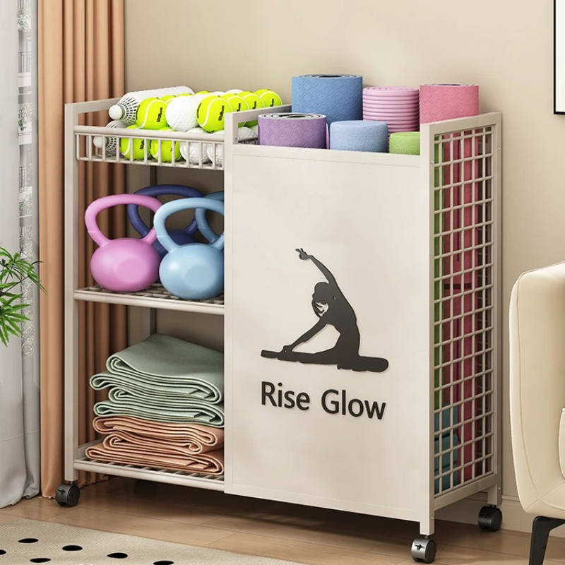바퀴가 달린 이동식 피트니스 카트 - 홈 짐, 요가 스 - Home Gym Yoga Storage 리뷰 및 가격