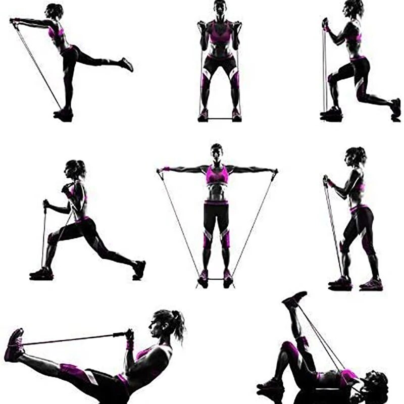 손잡이가 있는 저항 밴드, 운동 밴드, 남성용 여성용  - Home Gym Leg Press 리뷰 및 가격