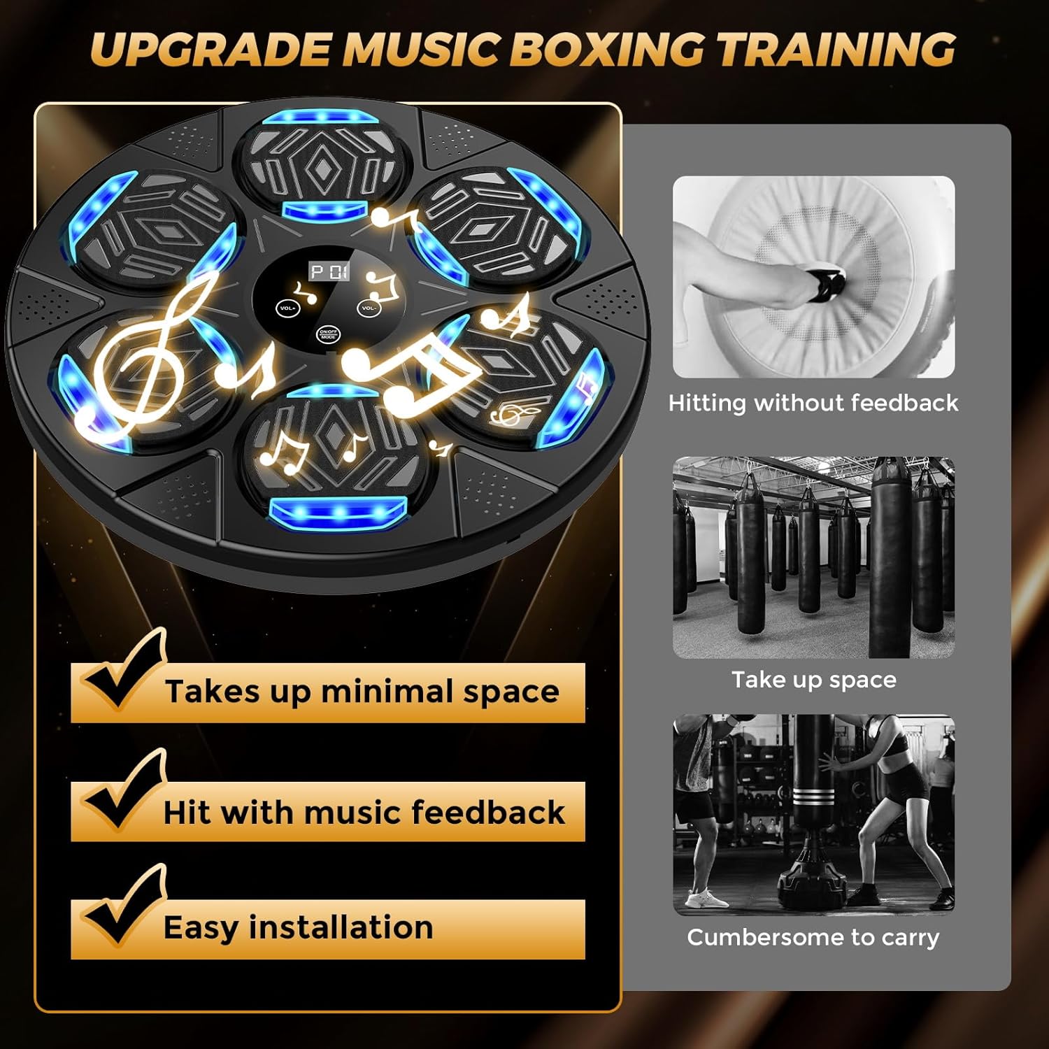 2026 스마트 블루투스 음악 복싱 머신 (글러브 포함 - Home Gym Workout Equipment 리뷰 및 가격
