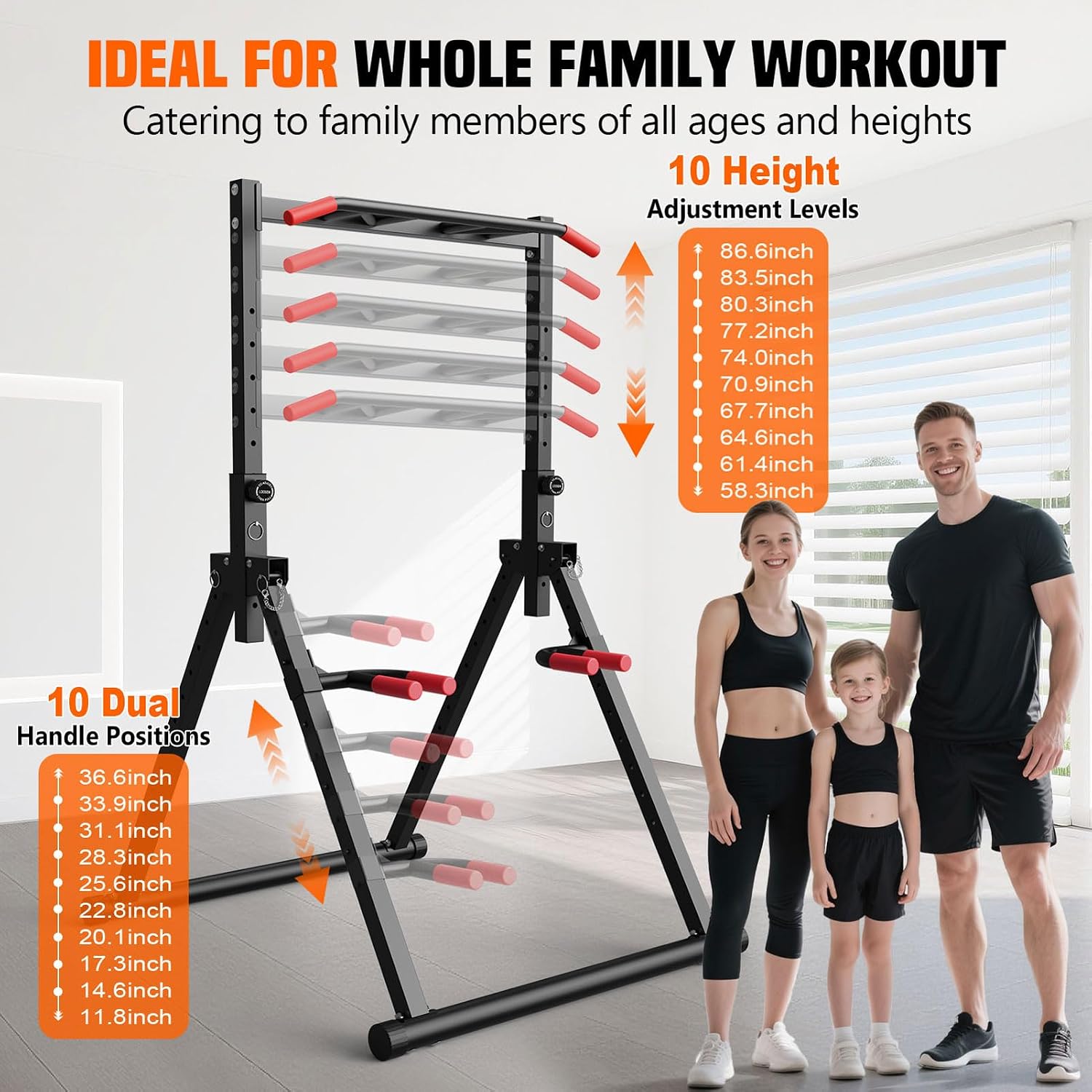 접이식 파워 타워 딥스테이션, 프리 스탠딩 풀업 바 운 - Home Gym Workout Equipment 리뷰 및 가격