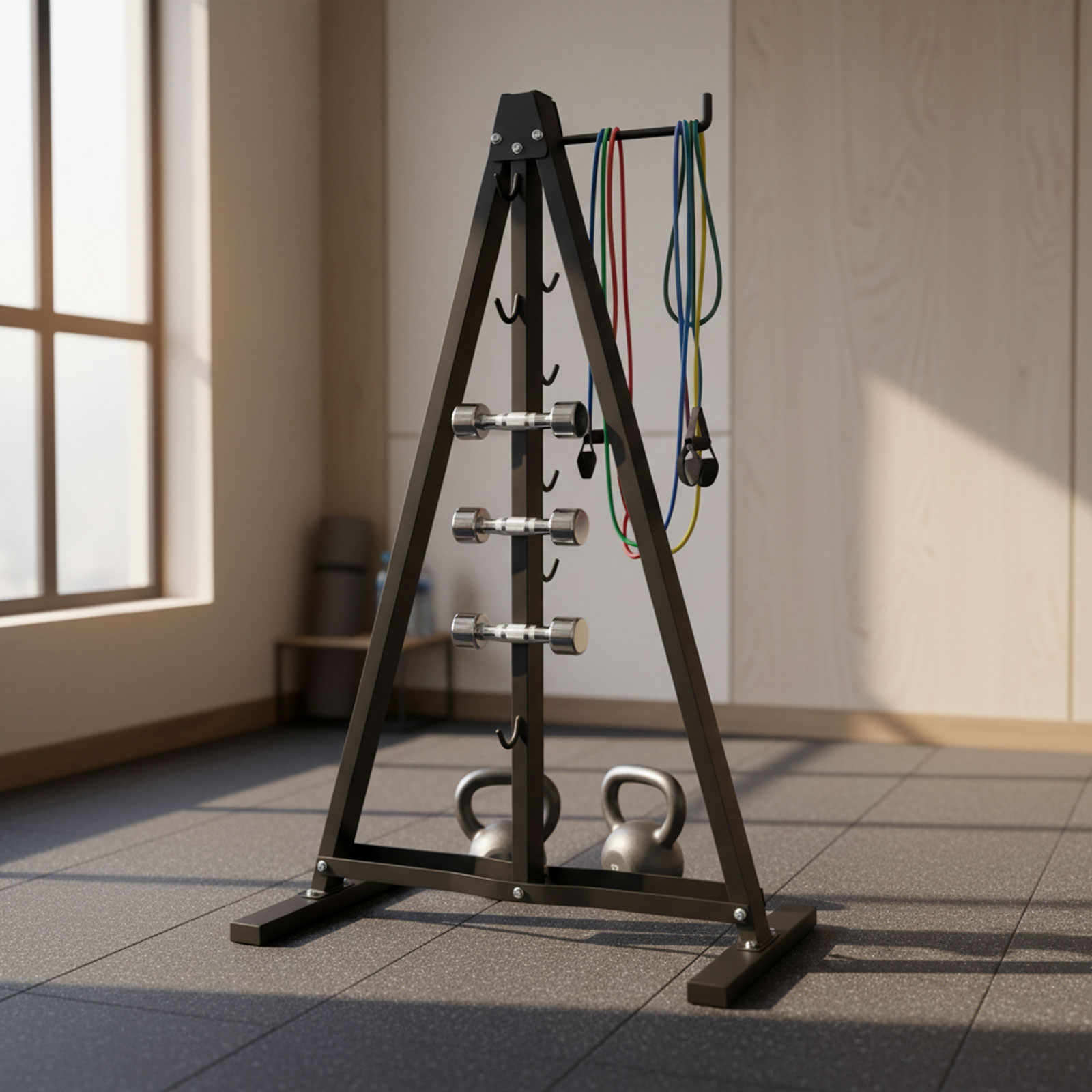 랫풀다운 바 정리대(후크 포함) 홈짐 보관 랙, 랫 어 - Home Gym Organization 리뷰 및 가격