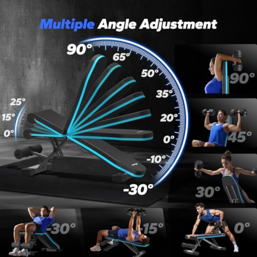 접이식 홈짐용 웨이트 벤치, 990LBS(약 450kg - Home Gym Leg Press 리뷰 및 가격