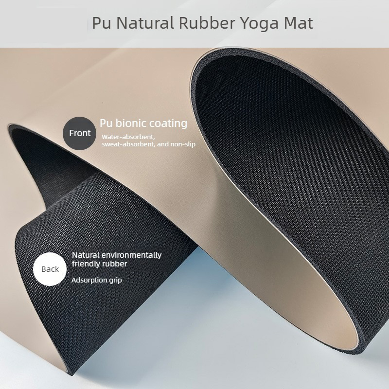 타원형 천연 고무 요가 매트 PU 미끄럼 방지 땀 흡수 - Home Gym Rubber Flooring 리뷰 및 가격