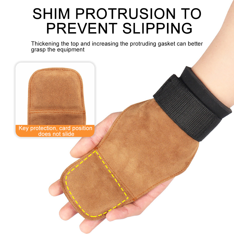 1Pcs 쇠가죽 채찍으로 치다 체육관 장갑 미끄럼 방지 - Weight Belt Lifting 리뷰 및 가격