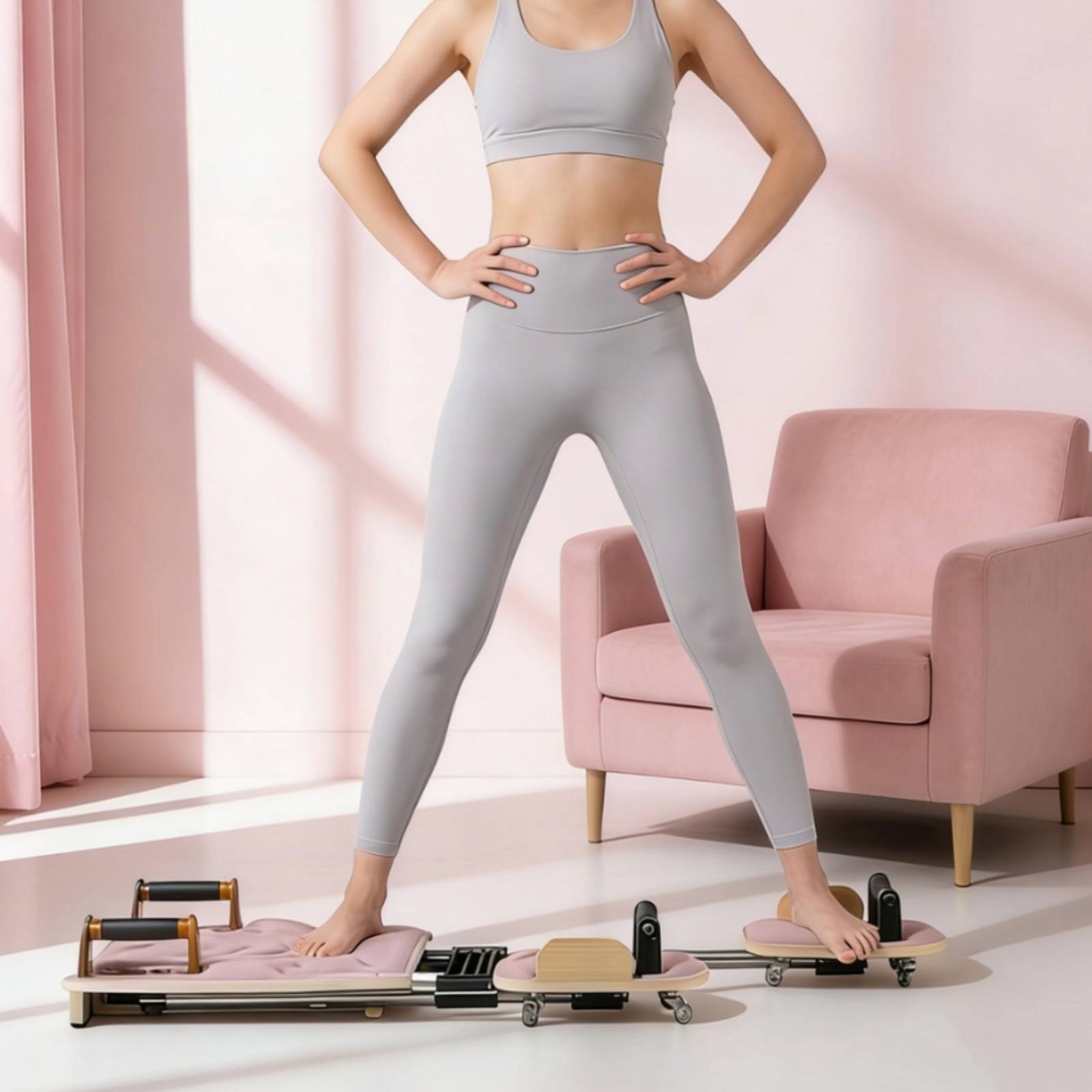필라테스 리포머 코어 베드 곡선형 풋보드 휴대용 필라테 - Home Gym Portable 리뷰 및 가격