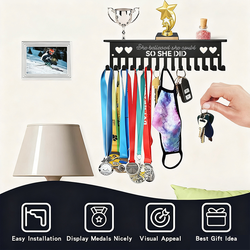 【CM】메달 걸이형 디스플레이 랙 벽걸이형 상패 보관  - Home Gym Organization 리뷰 및 가격