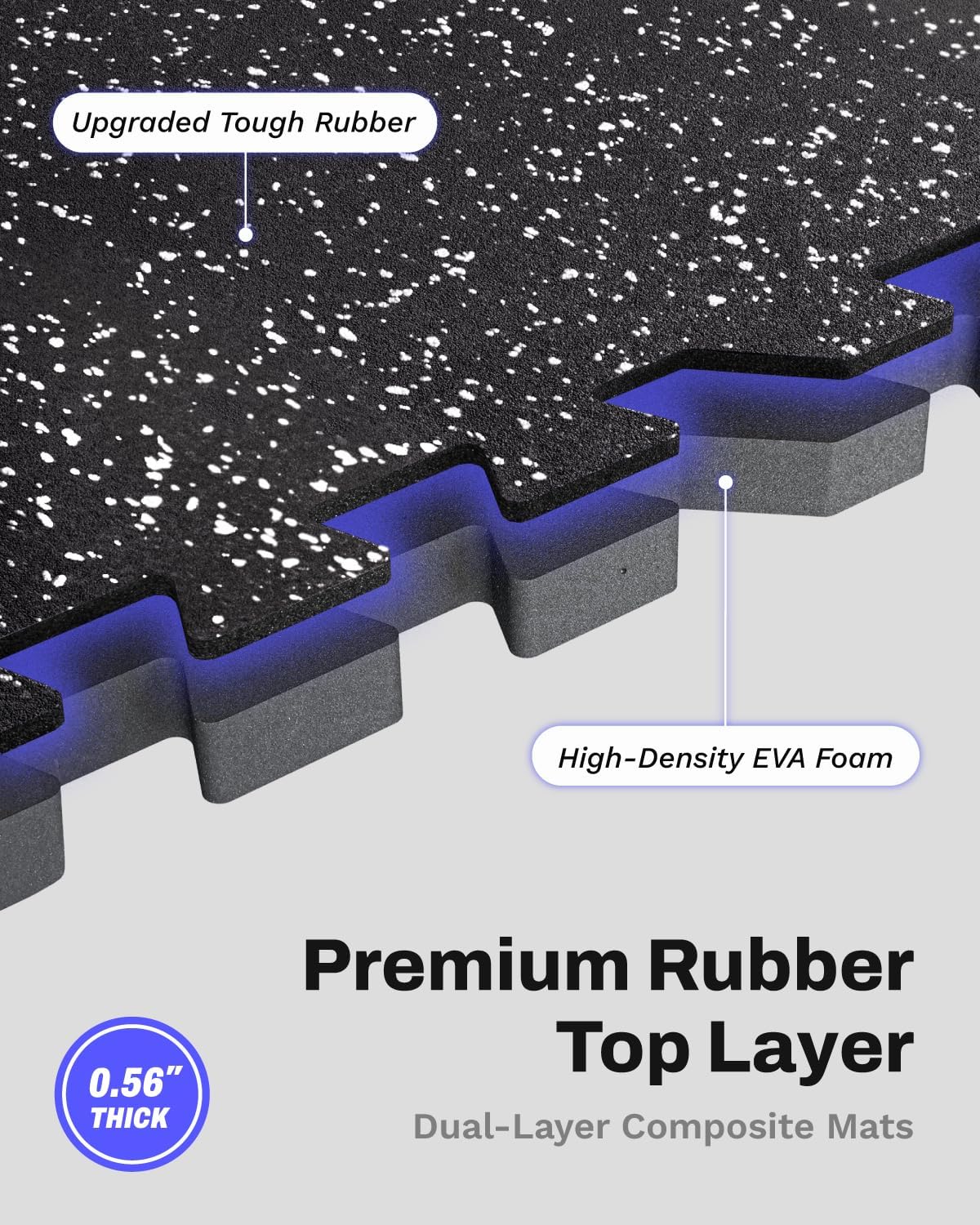 두께 0.56인치, 48 평방피트 운동기구 매트, 12 - Home Gym Rubber Flooring 리뷰 및 가격