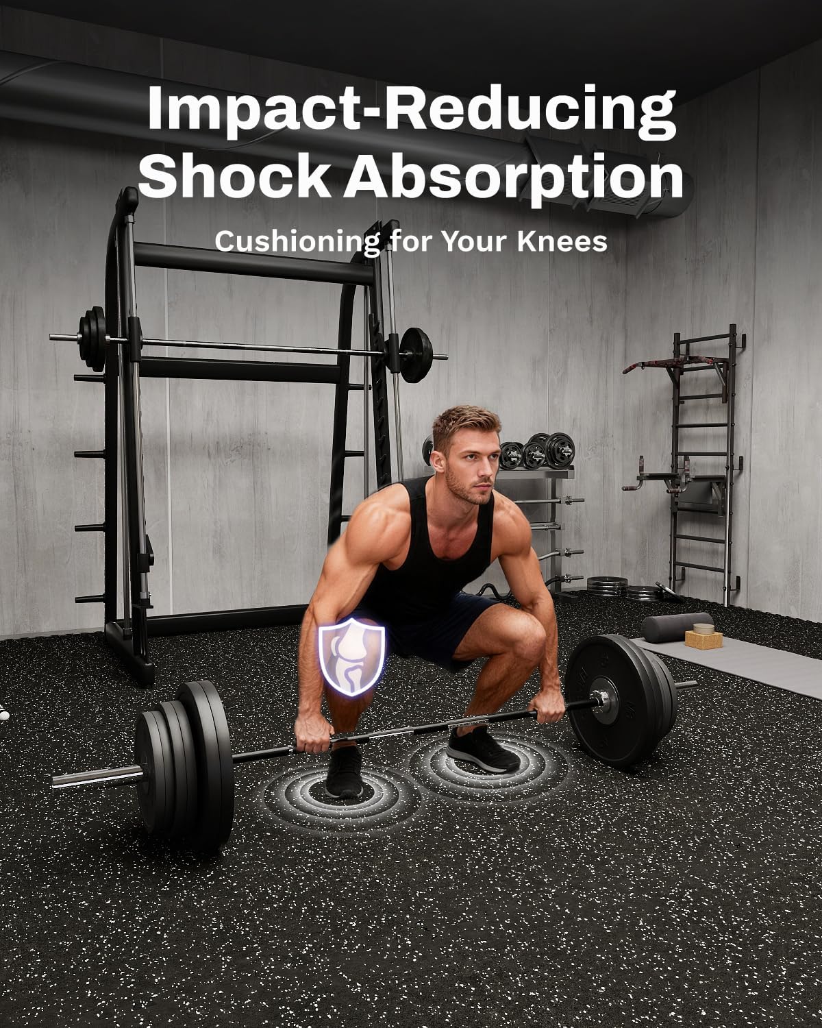 두께 0.56인치, 48 평방피트 운동기구 매트, 12 - Home Gym Rubber Flooring 리뷰 및 가격